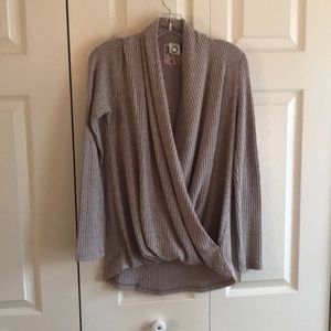 Wrap sweater